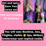Hot and spicy Zero Two nurse set