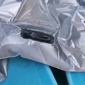 Inflating poolfloats for shooting