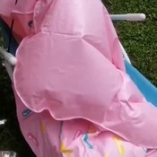 Inflating poolfloats for shooting