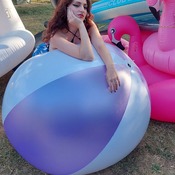 Lara deflating shosu beachball video+picture