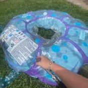 Summer inflating inflatables with models