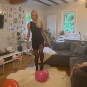 Aneta2 High Heel pop 3 ballons