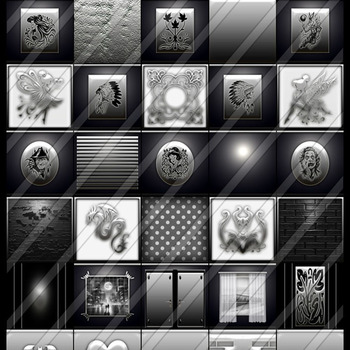 BLACK AND SILVER COLLECTION JACOB 30 TEXTURES FOR IMVU