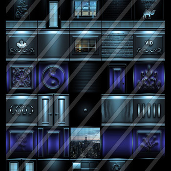 design blue metal 30 textures for imvu