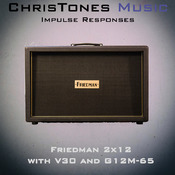 Friedman 2x12 with G12M65 Creamback and Vintage 30 Impulse Responses (Two Notes "tur" and wave files)