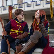 Ginny Weasley and Harry Potter - Quidditch