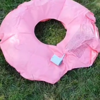 Inflating and deflating donut
