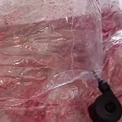 Inflation glitter chair