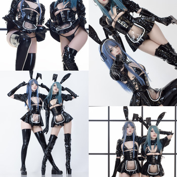 Latex Bunny Twins