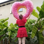 Lera big shooting with inflatables and air mattress