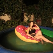 Lera night pool with inflatables