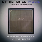 Marshall 1960 4x12 AHW with G12H30 (Two Notes "tur" and wave files)