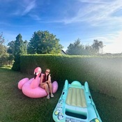Mischel and Radana shooting in summer- video+photos