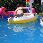 Nastya and Radana other models with inflatables