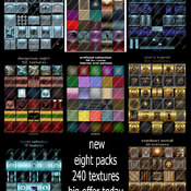 new eight packs 240 textures big offer for imvu