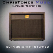 SUHR Open Back 2x12 with G12H30 Anniversary Impulse Responses (Two Notes "tur" and wave files)