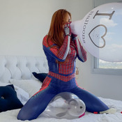 131 - Mary Jane Spiderman Costume Popping Belbal Balloons 14