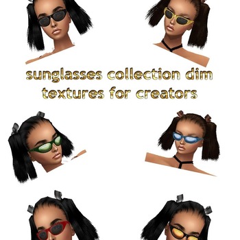 sunglasses textures collection dim for imvu creators