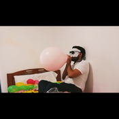 Blowing up balloons