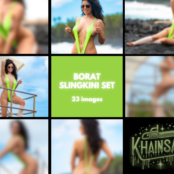 Borat Lewd Swimsuit Cosplay!