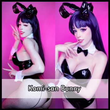 Komi-san Bunny | Selfie Set | Nere Sama