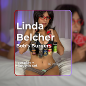 Linda Belcher from Bob's Burgers SPICE RACK Cosplay and Lingerie Set