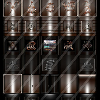 original black glow 30 textures  for imvu