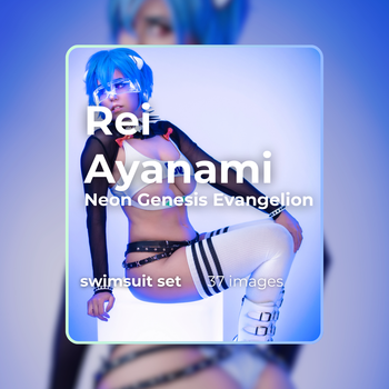 Rave Rei from Evangelion bikini set!