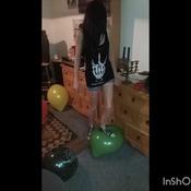 SARAY POP BALLOONS IN DIFFERENT WAYS