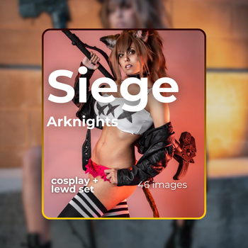 Siege from Arknights Cosplay + Lingerie set