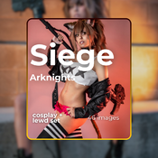 Siege from Arknights Cosplay + Lingerie set