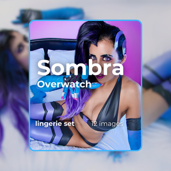 Sombra from Overwatch Bikini Set