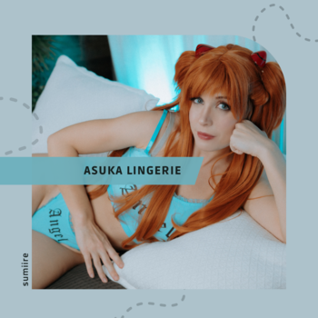 Asuka Angel Lingerie - Lewd Cosplay Set