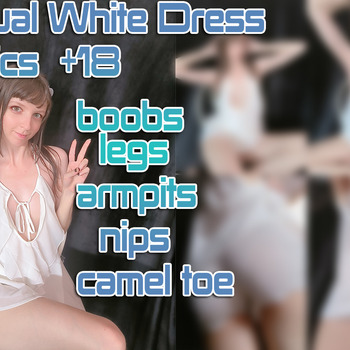 Casual White Dress set