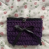 Princess Pouch Pattern PDF crochet tutorial coquette