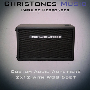 Custom Audio Amplifiers 2x12 with WGS 65 ET (Two Notes "tur" and wave files)