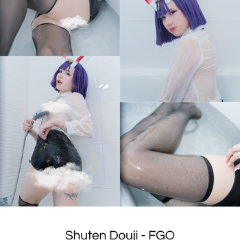 (Photoset) Shuten Douji - FGO - Shower ver.