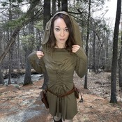 Ren Faire Elf in the Woods
