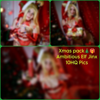 Xmas pack (lewd) Ambitious Elf Jinx 10HQ pics