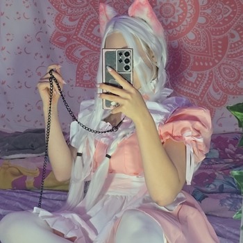 Full Maid Set pink [incl. Topless]