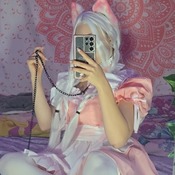 Full Maid Set pink [incl. Topless]