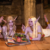 Lady Vaish and Queen Azshara - Warcraft