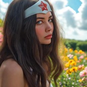 Nude Wonder Woman - Diana Pritz - DC Comics