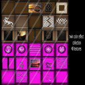 twin color effect collection 40 textures for imvu