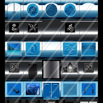 blue and silver 30 textures  for imvu 