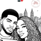 Date Night Bundle (Line Art) Coloring Pages