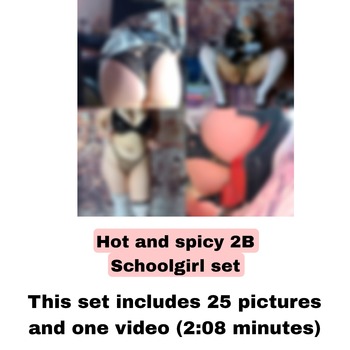 Hot and spicy 2B Schoolgirl set