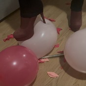 Pop balloons columns