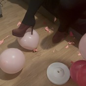 Pop balloons columns