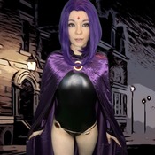 Raven Cosplay in City Scapes